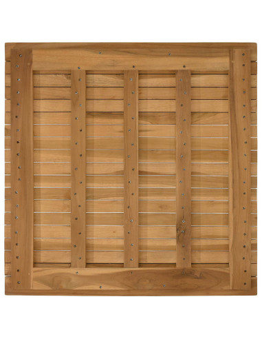 Piano del tavolo 70 x 70 x 3,5 cm Quadrato Legno di teak solido