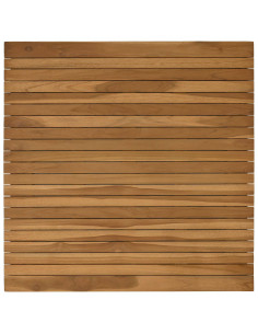 Piano del tavolo 80 x 80 x 3,5 cm Quadrato Legno di teak solido 2