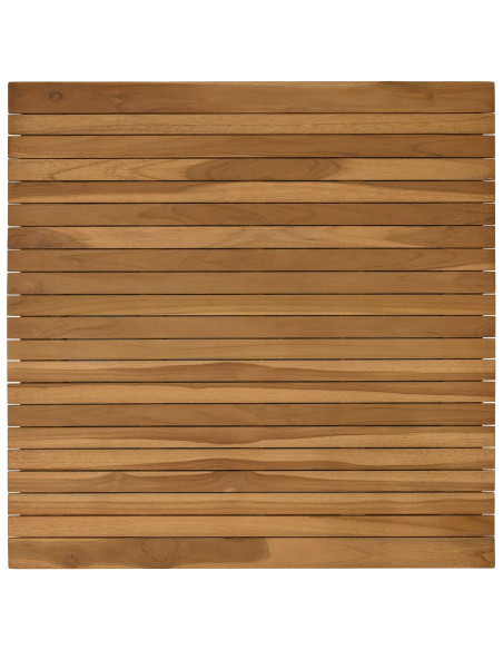Piano del tavolo 80 x 80 x 3,5 cm Quadrato Legno di teak solido