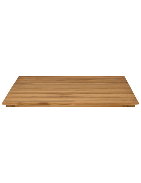 Piano del tavolo 80 x 80 x 3,5 cm Quadrato Legno di teak solido