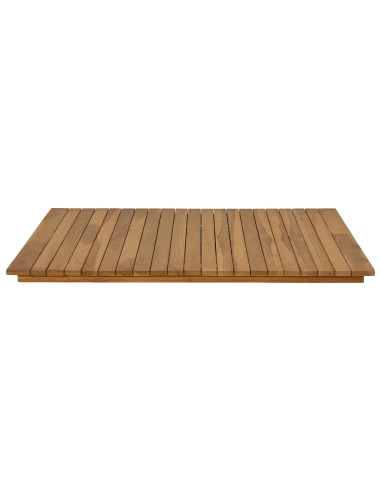 Piano del tavolo 80 x 80 x 3,5 cm Quadrato Legno di teak solido