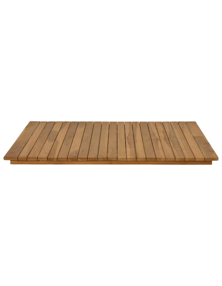 Piano del tavolo 80 x 80 x 3,5 cm Quadrato Legno di teak solido