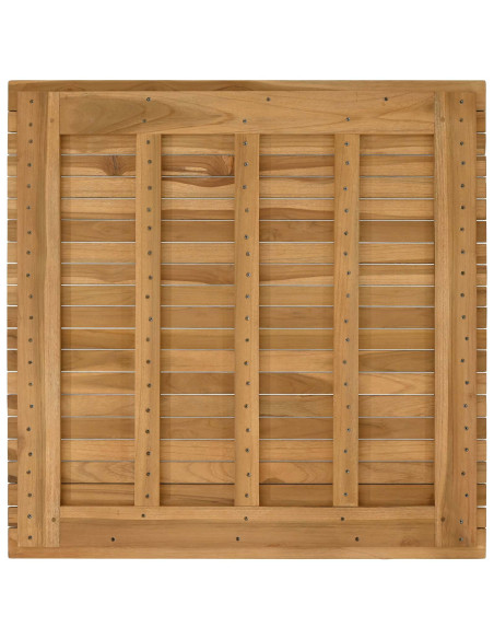 Piano del tavolo 80 x 80 x 3,5 cm Quadrato Legno di teak solido