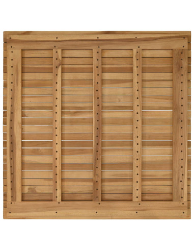 Piano del tavolo 90 x 90 x 3,5 cm Quadrato Legno di teak solido