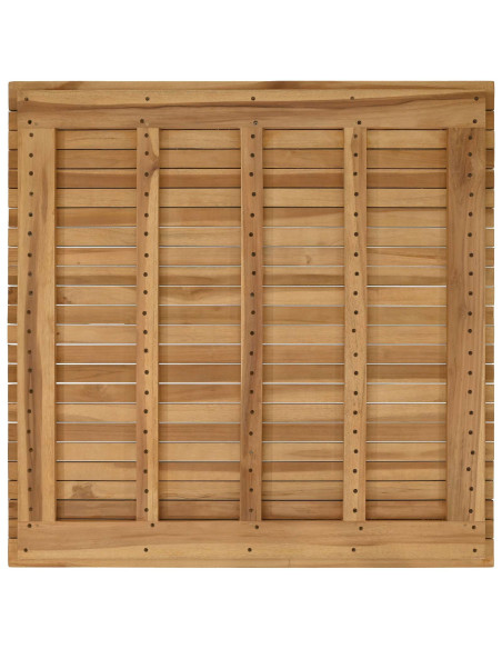 Piano del tavolo 90 x 90 x 3,5 cm Quadrato Legno di teak solido
