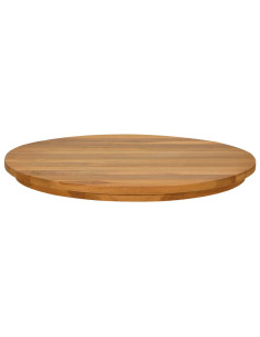 Piano del tavolo Ø 50 x 3,5 Rotondo Legno di teak solido 2