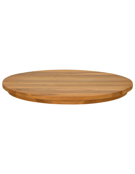 Piano del tavolo Ø 50 x 3,5 Rotondo Legno di teak solido