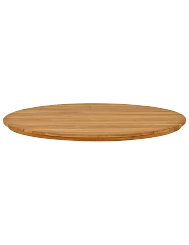 Piano del tavolo Ø 90 x 3,5 Rotondo Legno di teak solido