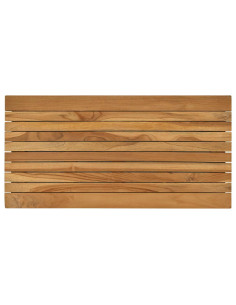 Piano del tavolo 80 x 40 x 3,5 cm Rettangolare Naturale 2
