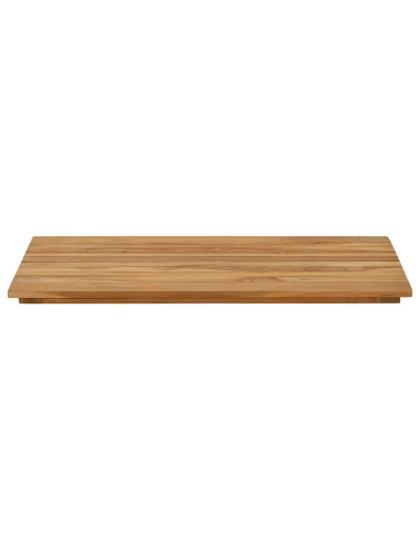 Piano del tavolo 80 x 40 x 3,5 cm Rettangolare Naturale