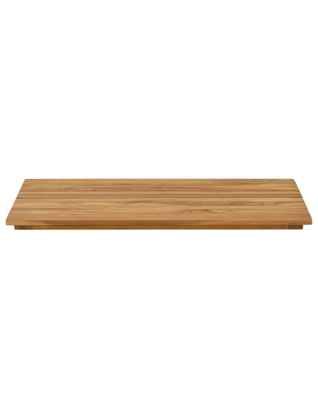 Piano del tavolo 80 x 40 x 3,5 cm Rettangolare Naturale