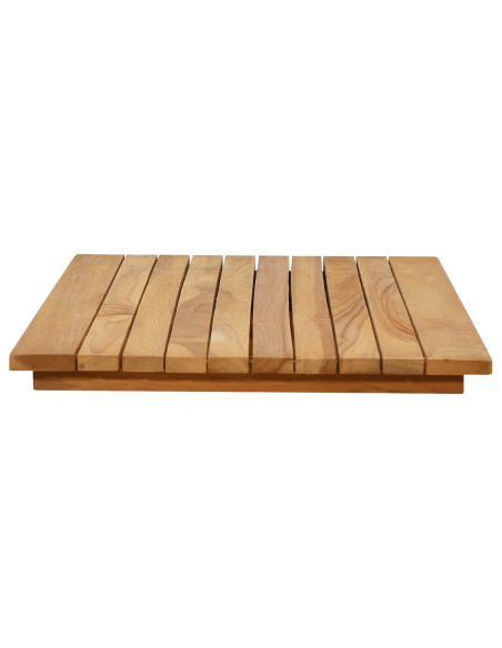 Piano del tavolo 80 x 40 x 3,5 cm Rettangolare Naturale