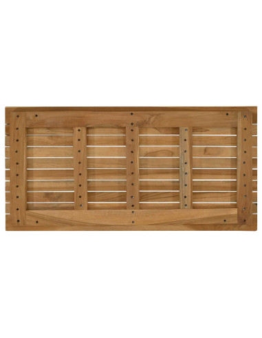 Piano del tavolo 80 x 40 x 3,5 cm Rettangolare Naturale