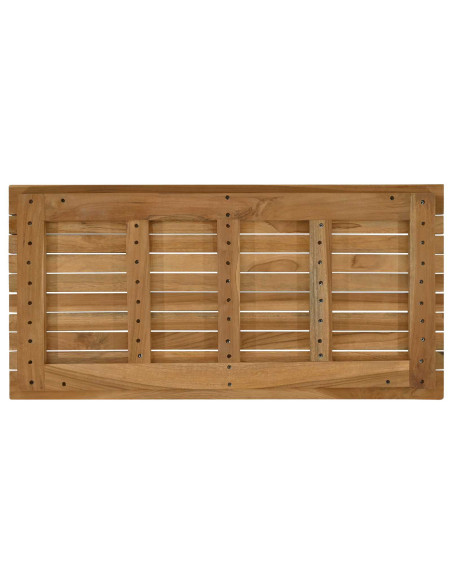 Piano del tavolo 80 x 40 x 3,5 cm Rettangolare Naturale