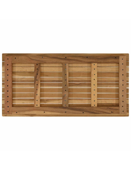 Piano del tavolo 90 x 45 x 3,5 cm Rettangolare Naturale