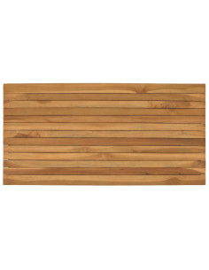 Piano del tavolo 100 x 50 x 3,5 cm Rettangolare Naturale 2