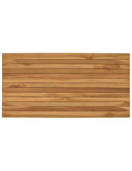 Piano del tavolo 100 x 50 x 3,5 cm Rettangolare Naturale