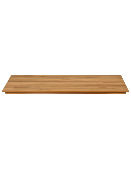 Piano del tavolo 100 x 50 x 3,5 cm Rettangolare Naturale