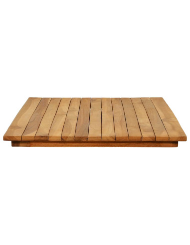 Piano del tavolo 100 x 50 x 3,5 cm Rettangolare Naturale