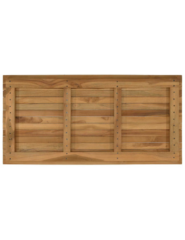 Piano del tavolo 100 x 50 x 3,5 cm Rettangolare Naturale