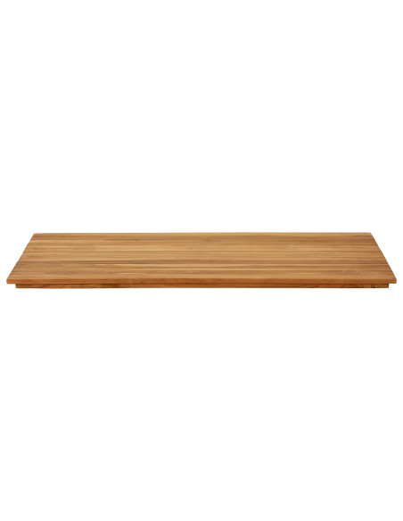 Piano del tavolo 110 x 55 x 3,5 cm Rettangolare Naturale