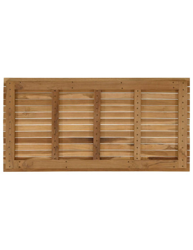 Piano del tavolo 110 x 55 x 3,5 cm Rettangolare Naturale