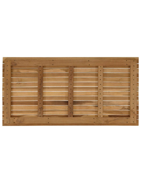 Piano del tavolo 110 x 55 x 3,5 cm Rettangolare Naturale