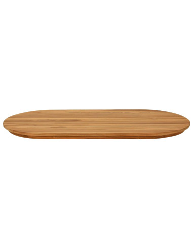 Piano del tavolo 90 x 45 x 3,5 cm Ovale Legno di teak solido