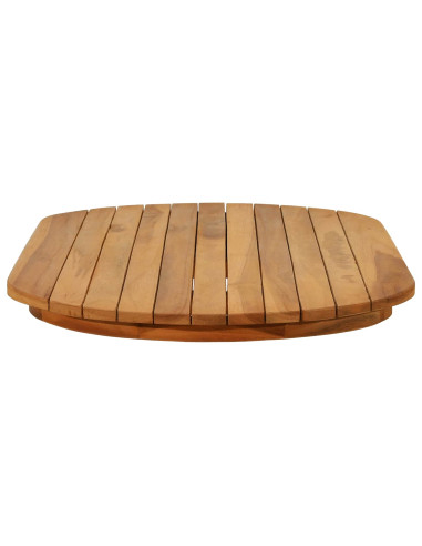 Piano del tavolo 90 x 45 x 3,5 cm Ovale Legno di teak solido