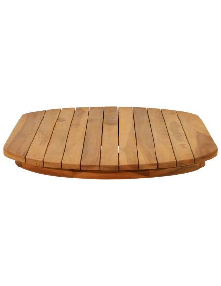 Piano del tavolo 90 x 45 x 3,5 cm Ovale Legno di teak solido