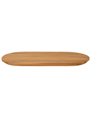 Piano del tavolo 100 x 50 x 3,5 cm Ovale Legno di teak solido