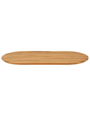 Piano del tavolo 110 x 55 x 3,5 cm Ovale Legno di teak solido