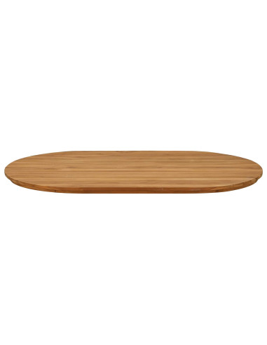 Piano del tavolo 120 x 70 x 3,5 cm Ovale Legno di teak solido