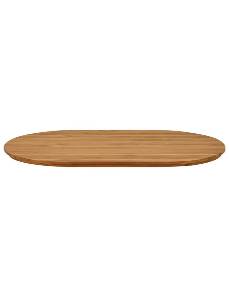 Piano del tavolo 120 x 70 x 3,5 cm Ovale Legno di teak solido