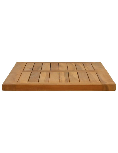 Piano del tavolo Rettangolare Legno di teak solido Naturale