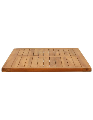 Piano del tavolo Rettangolare Legno di teak solido Naturale