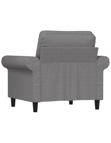 Poltrona Grigio Chiaro 60 cm in Tessuto