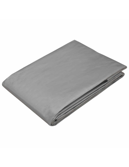 Telo con Occhielli Grigio Chiaro 4 x 5 m 180 gsm PE