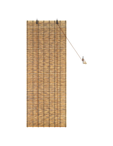 Tenda a rullo Marrone 60 x 160 cm Giunco