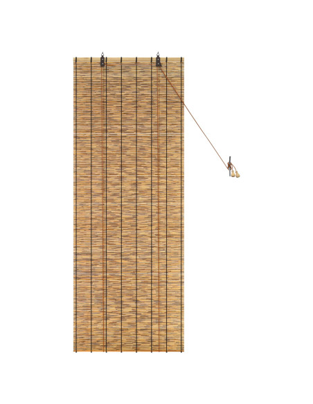 Tenda a rullo Marrone 60 x 160 cm Giunco