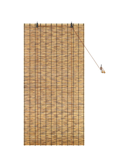 Tenda a rullo Marrone 80 x 160 cm Giunco