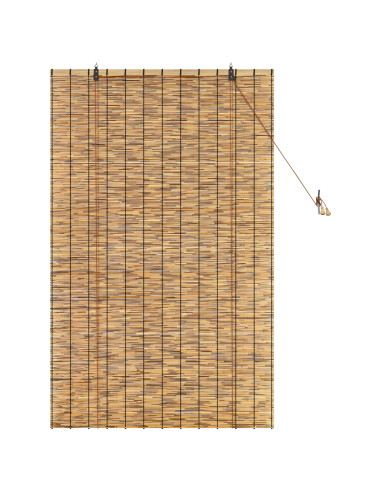 Tenda a rullo Marrone 100 x 160 cm Giunco