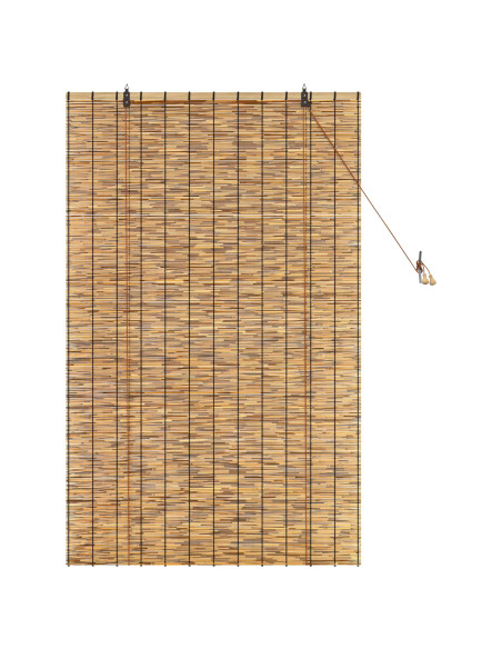 Tenda a rullo Marrone 100 x 160 cm Giunco