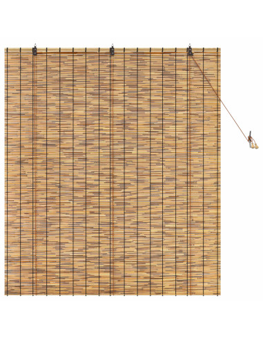 Tenda a rullo Marrone 140 x 160 cm Giunco
