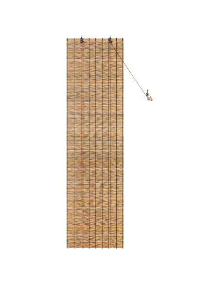 Tenda a rullo Marrone 60 x 220 cm Giunco