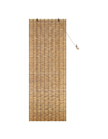 Tenda a rullo Marrone 80 x 220 cm Giunco