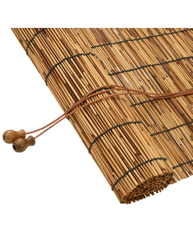 Tenda a rullo Marrone 100 x 220 cm Giunco