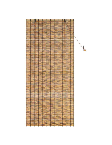 Tenda a rullo Marrone 100 x 220 cm Giunco