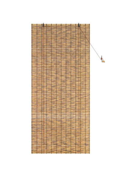 Tenda a rullo Marrone 100 x 220 cm Giunco