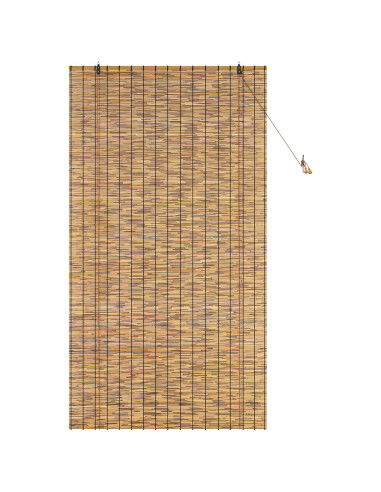 Tenda a rullo Marrone 120 x 220 cm Giunco